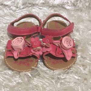 Maggie and Zoe 3D flower sandals